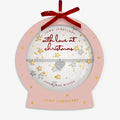 Joma Jewellery Snowglobe A Little With Love At Christmas Silver Plated Bracelet