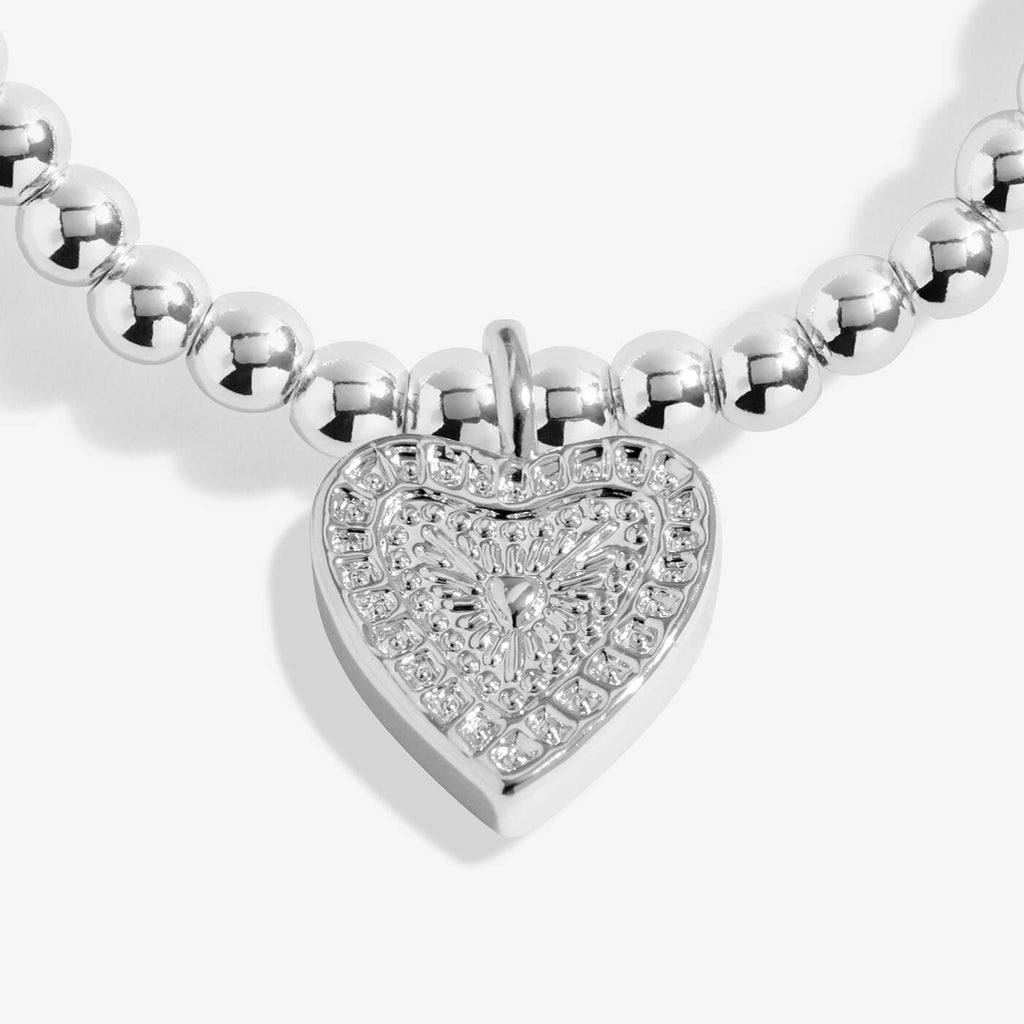 Joma Jewellery Snowglobe A Little With Love At Christmas Silver Plated Bracelet