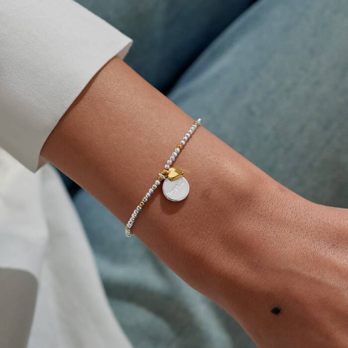 Joma Jewellery So Loved Daughter Silver & Gold  Plated Bracelet