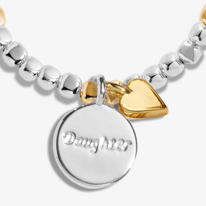 Joma Jewellery So Loved Daughter Silver & Gold  Plated Bracelet