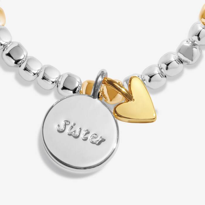 Joma Jewellery So Loved Sister Silver & Gold  Plated Bracelet