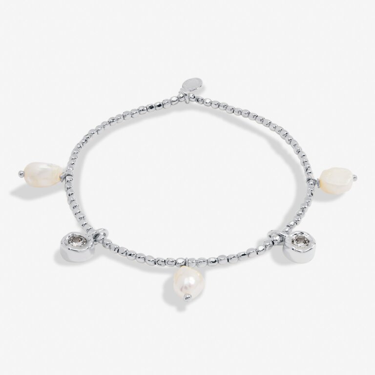Joma Jewellery Solaria Baroque Pearl Silver Plated Bracelet