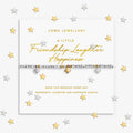 Joma Jewellery Sparkle Confetti A Little Friendship, Laughter, Happiness Silver & Gold Plated Bracelet