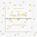 Joma Jewellery Sparkle Confetti A Little Happy Birthday Silver & Gold Plated Bracelet