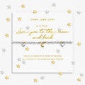 Joma Jewellery Sparkle Confetti A Little Love You To The Moon And Back Silver & Gold Plated Bracelet