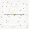 Joma Jewellery Sparkle Confetti A Little Merry Christmas Silver & Gold Plated Bracelet