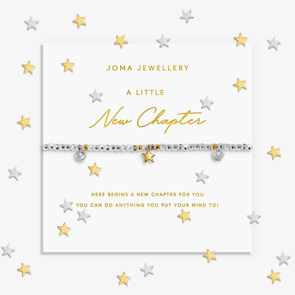 Joma Jewellery Sparkle Confetti A Little New Chapter Silver & Gold Plated Bracelet