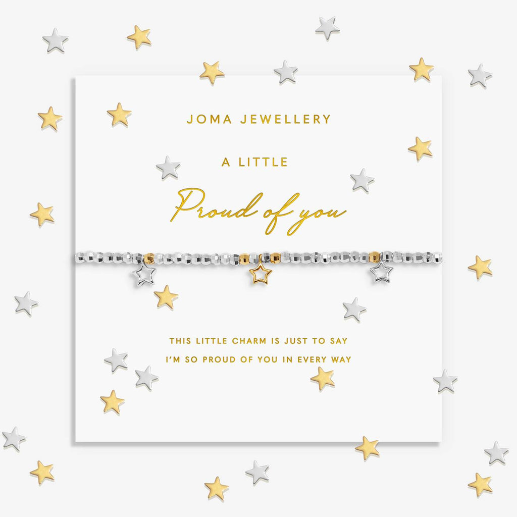 Joma Jewellery Sparkle Confetti A Little Proud Of You Silver & Gold Plated Bracelet