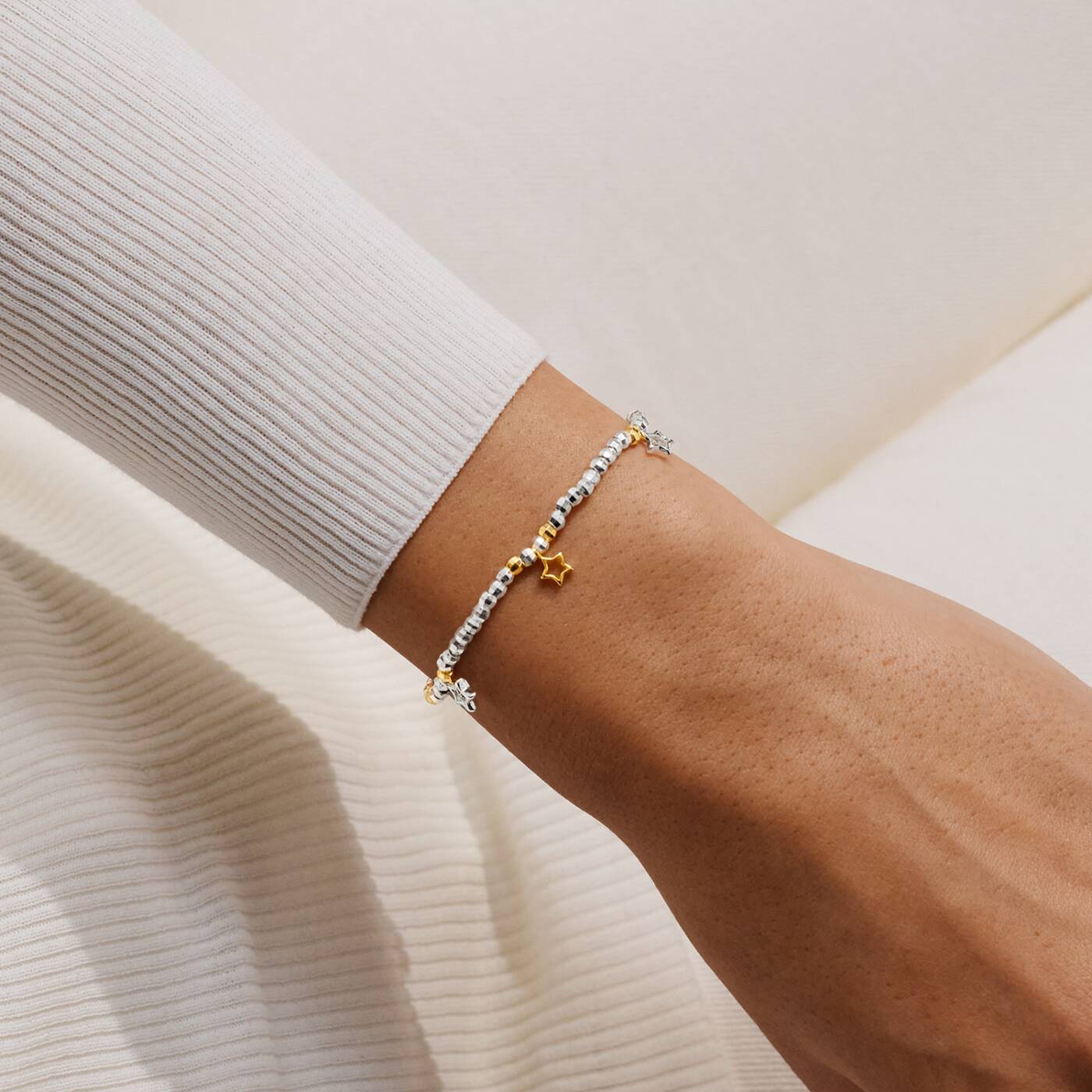 Joma Jewellery Sparkle Confetti A Little Proud Of You Silver & Gold Plated Bracelet