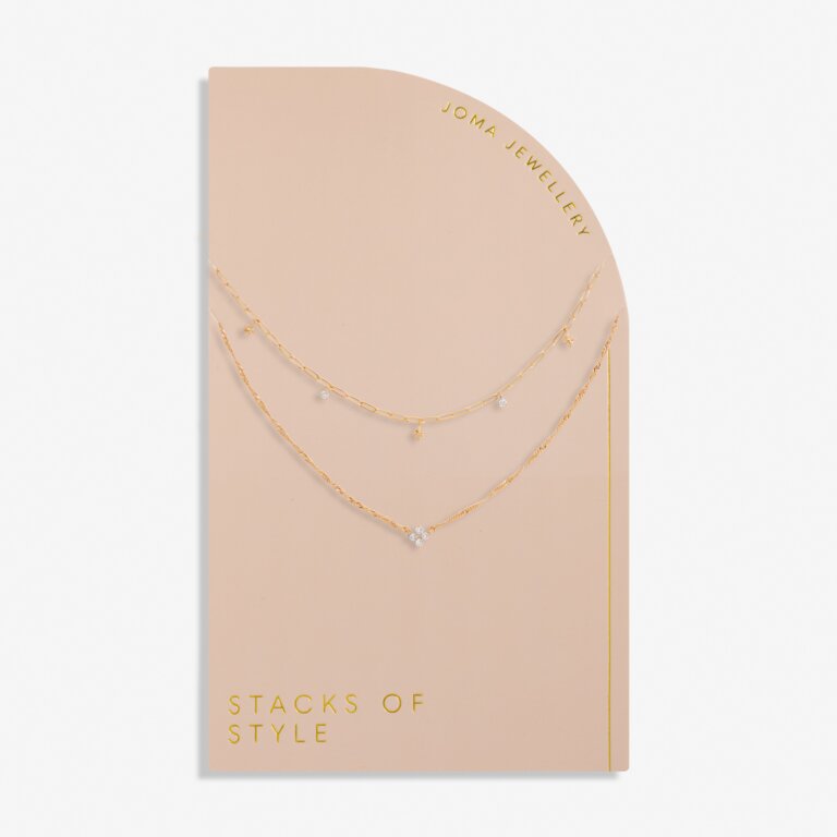 Joma Jewellery Stacks Of Style Gold Star Gold Necklace