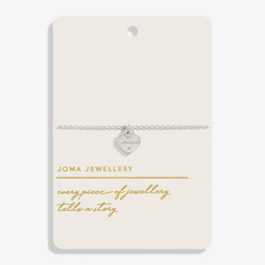 Joma Jewellery Style Stories With Love Silver Plated Bracelet