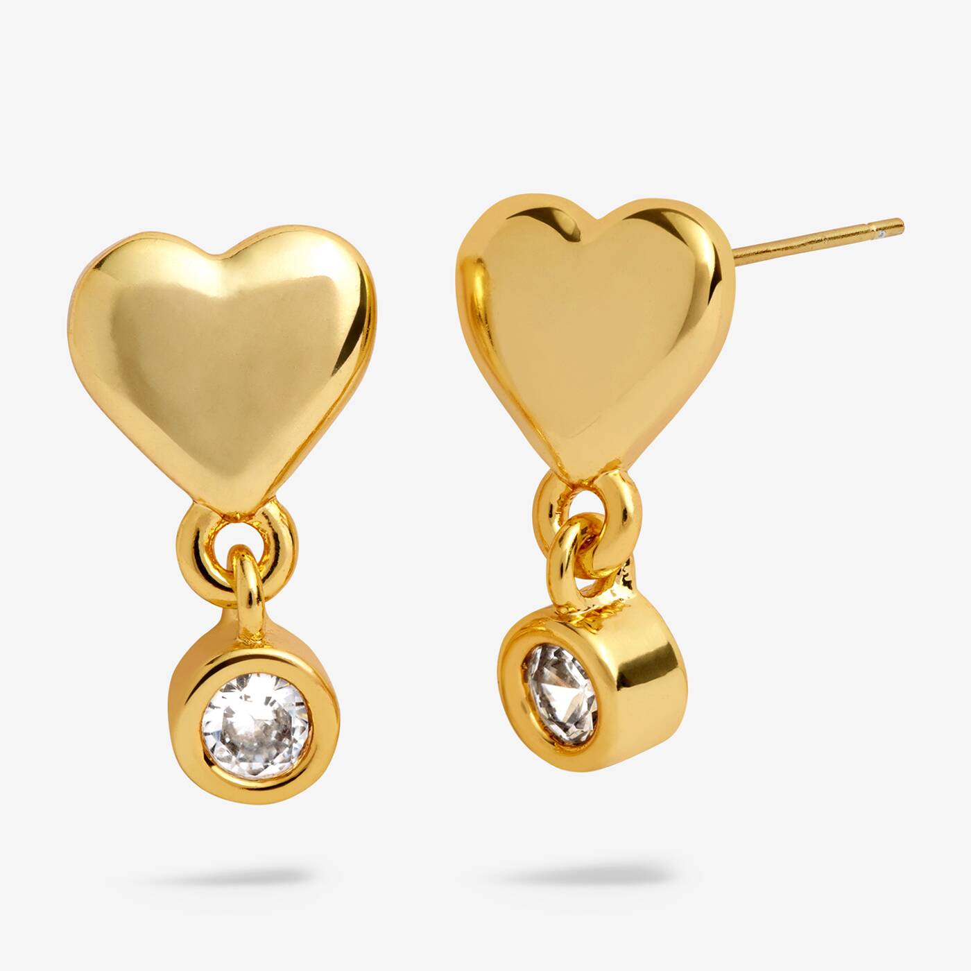 Joma Jewellery With Love Set Heart Of Gold Gold Plated Necklace & Earrings