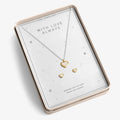 Joma Jewellery With Love Set With Love Always Silver & Gold Plated Necklace & Earrings
