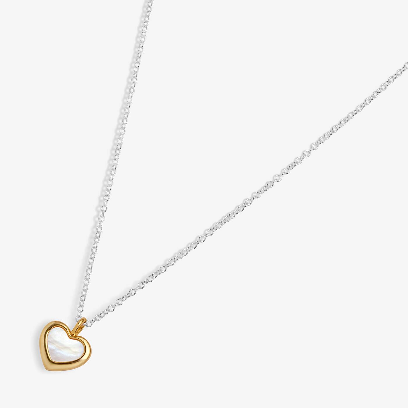 Joma Jewellery With Love Set With Love Always Silver & Gold Plated Necklace & Earrings