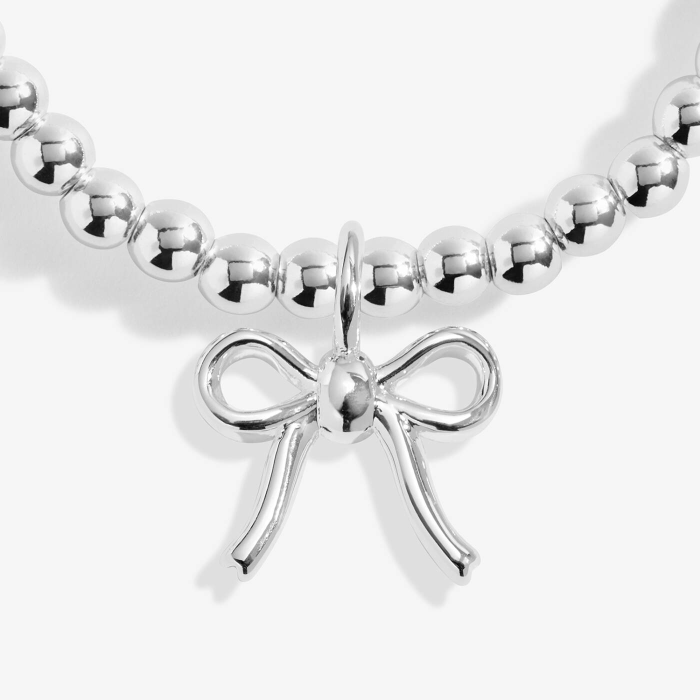 Joma Jewellery Kids' Christmas Cracker Happy Christmas Silver Plated Bracelet