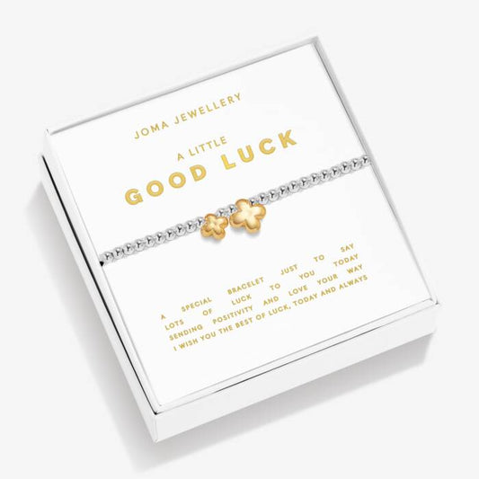 Joma Jewellery Boxed A Little Good Luck Silver & Gold Plated Bracelet