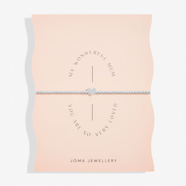 Joma Jewellery Share Happiness My Wonderful Mum, You Are So Loved Silver Plated Bracelet
