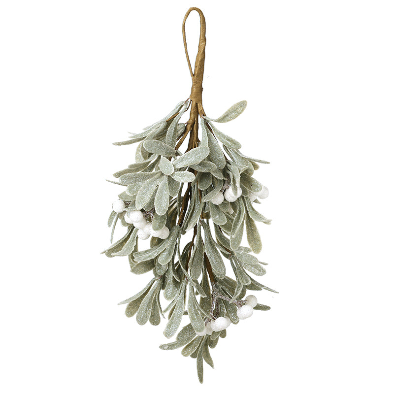 Christmas Pale Green Leaf Drop