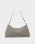 Katie Loxton Miley Small Shoulder Bag Silver Mink Studded