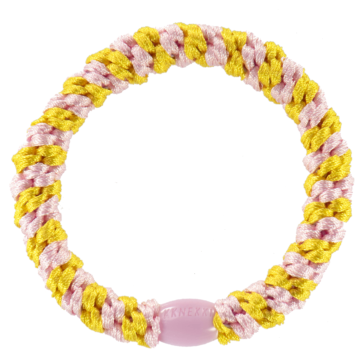 Kknekki Yellow Pink Hair Tie