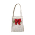 Christmas Felt Bag With Bow