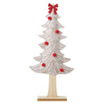 Christmas White Felt Christmas Tree Lrg
