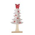 Christmas White Felt Christmas Tree Sml