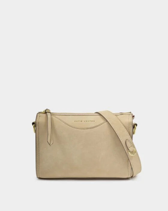 Katie Loxton Alba Crossbody Bag Desert Sand Suedette