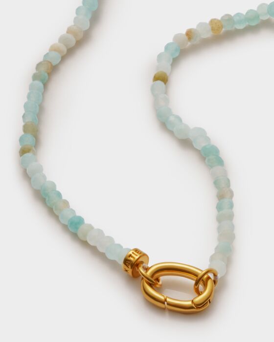 Katie Loxton Amazonite Bracelet Gold Coated