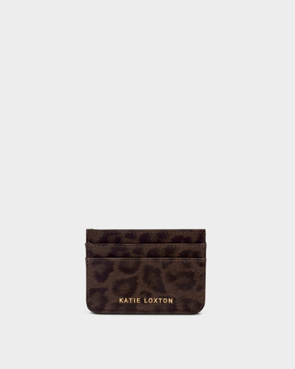 Katie Loxton Avery Cardholder Chocolate Leopard