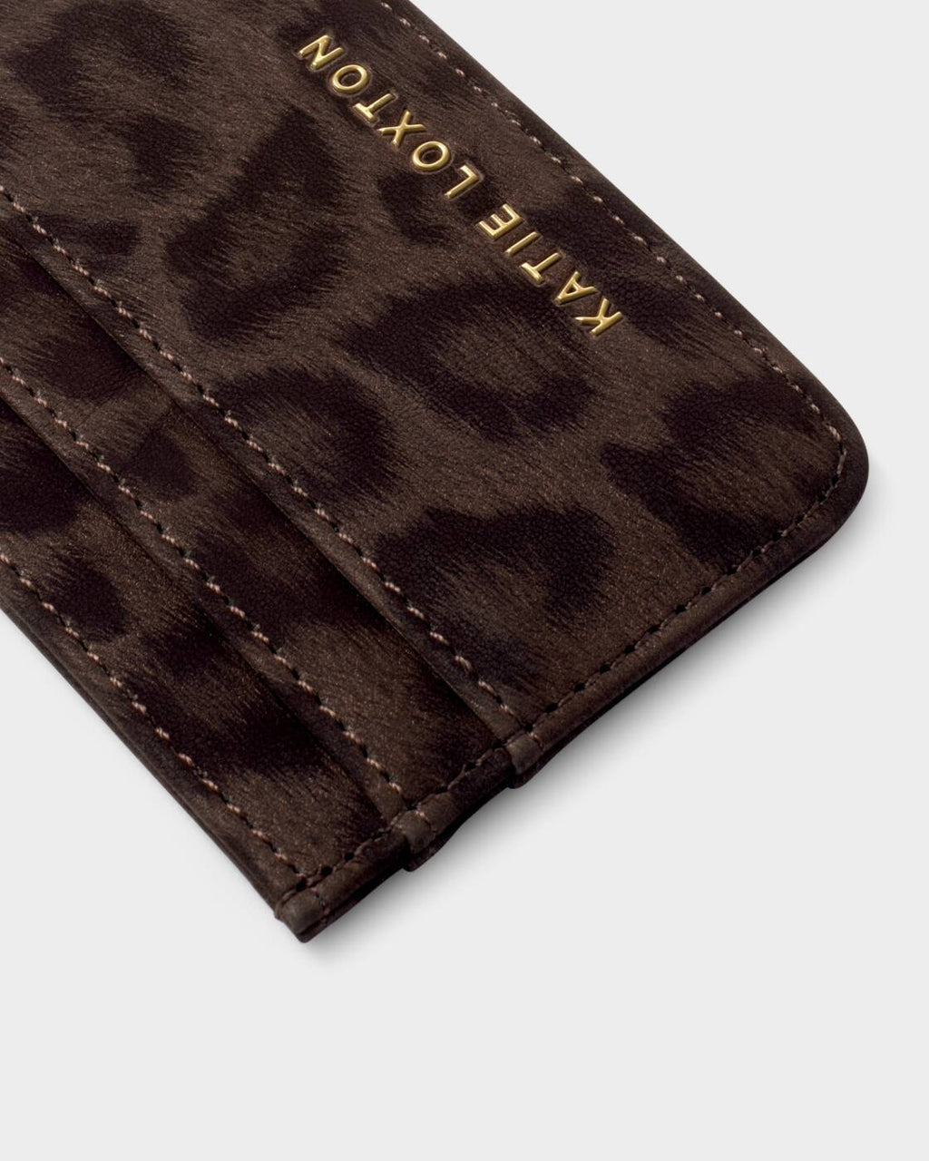 Katie Loxton Avery Cardholder Chocolate Leopard