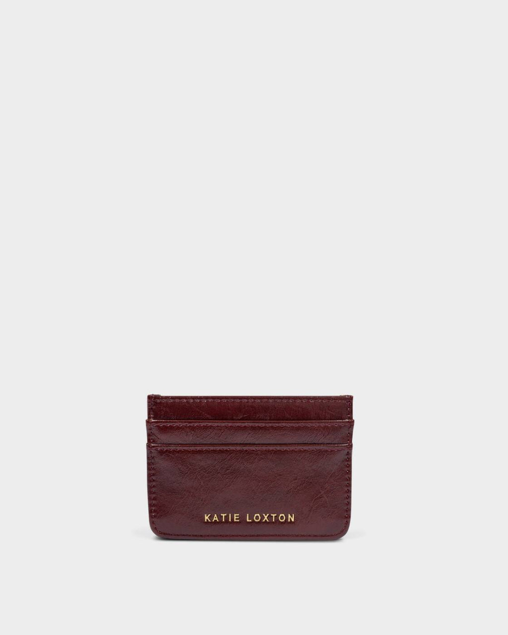 Katie Loxton Avery Cardholder Cherry Patent Crackle