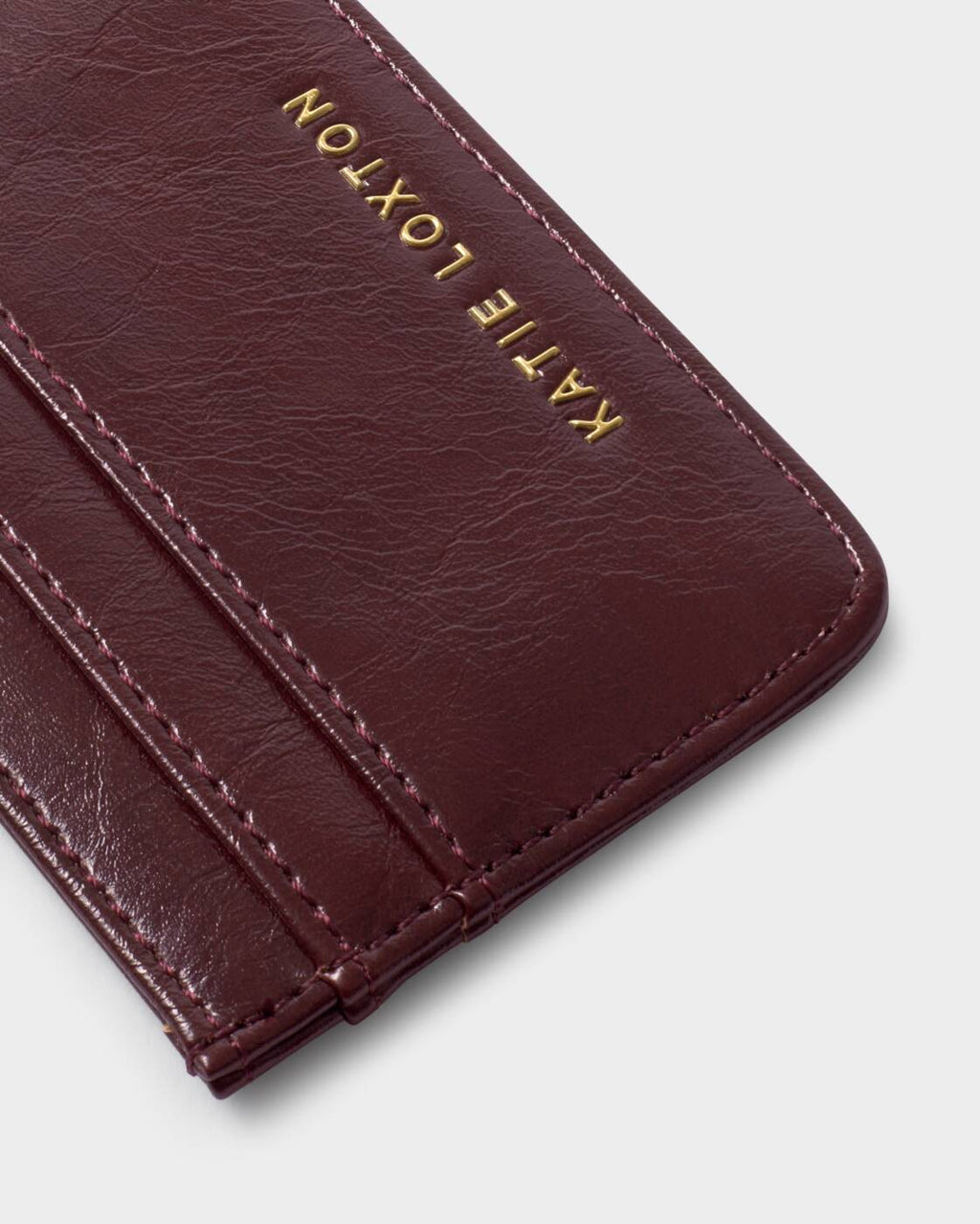 Katie Loxton Avery Cardholder Cherry Patent Crackle