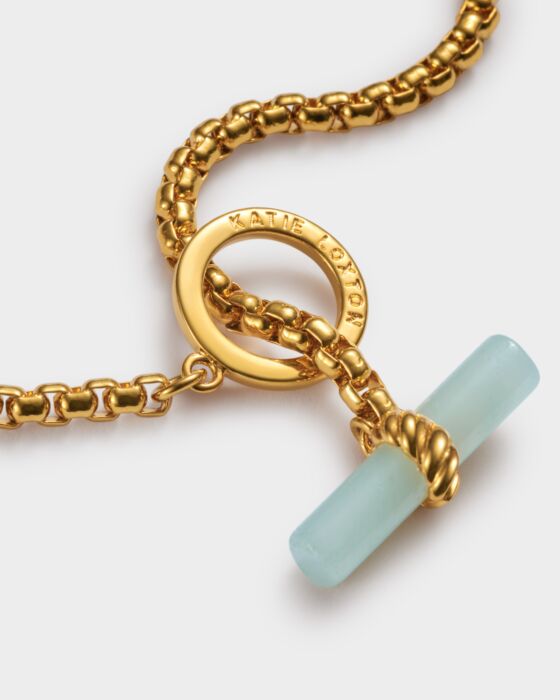 Katie Loxton Azura T-Bar Bracelet Gold Coated