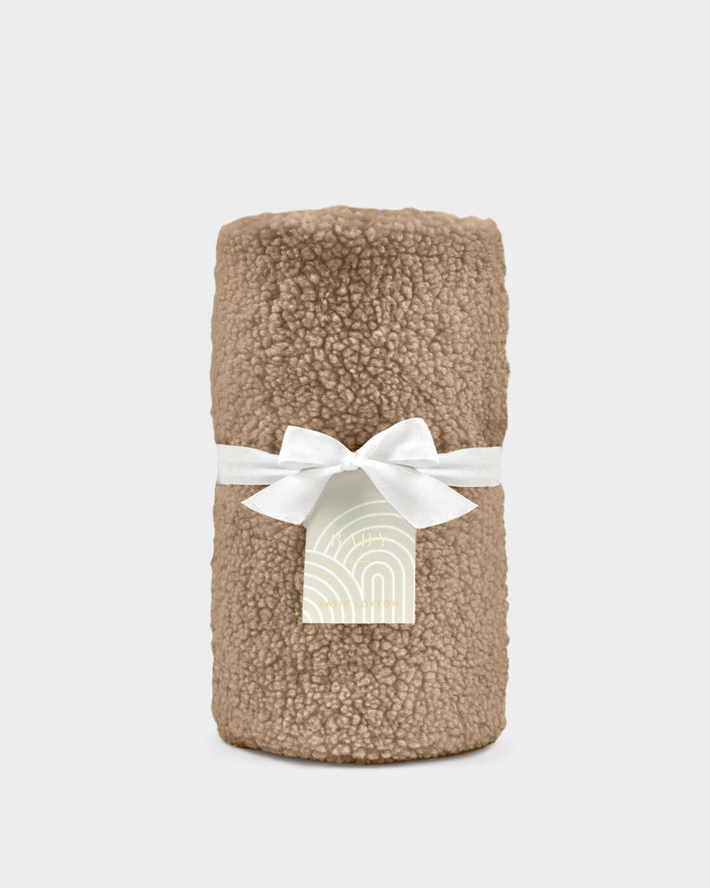 Katie Loxton Baby Borg Blanket Tan