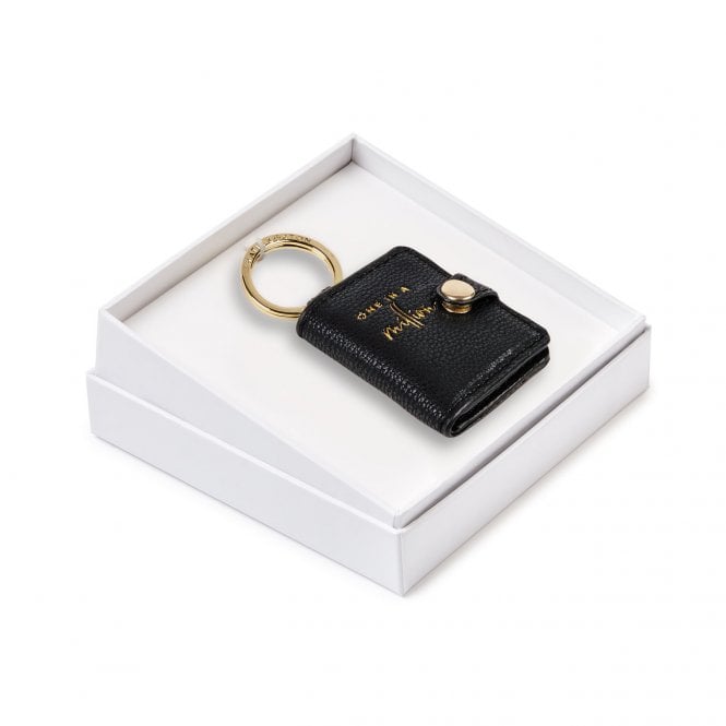 Katie Loxton Beautifully Boxed Photo Keyring Magical Moments Black