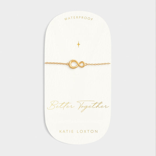 Katie Loxton Better Together Charm Bracelet Gold Coated