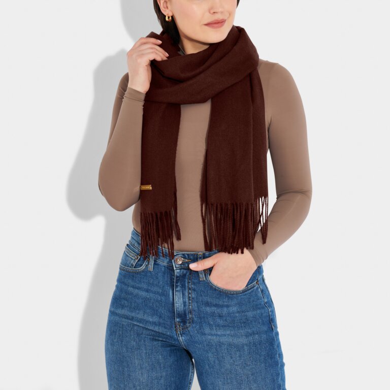 Katie Loxton Blanket Scarf Cacao