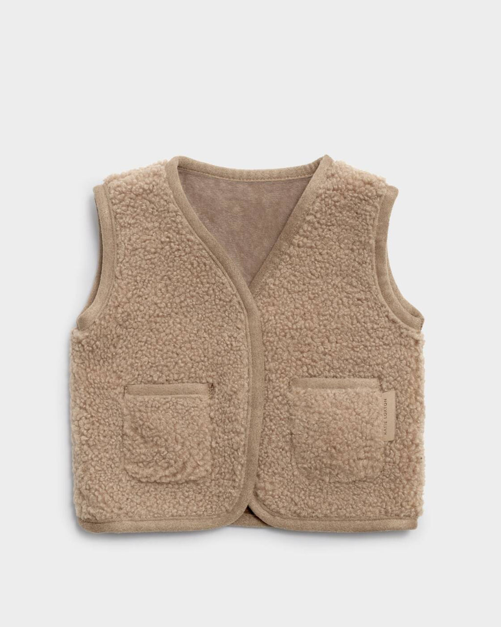 Katie Loxton Baby Borg Gilet Tan