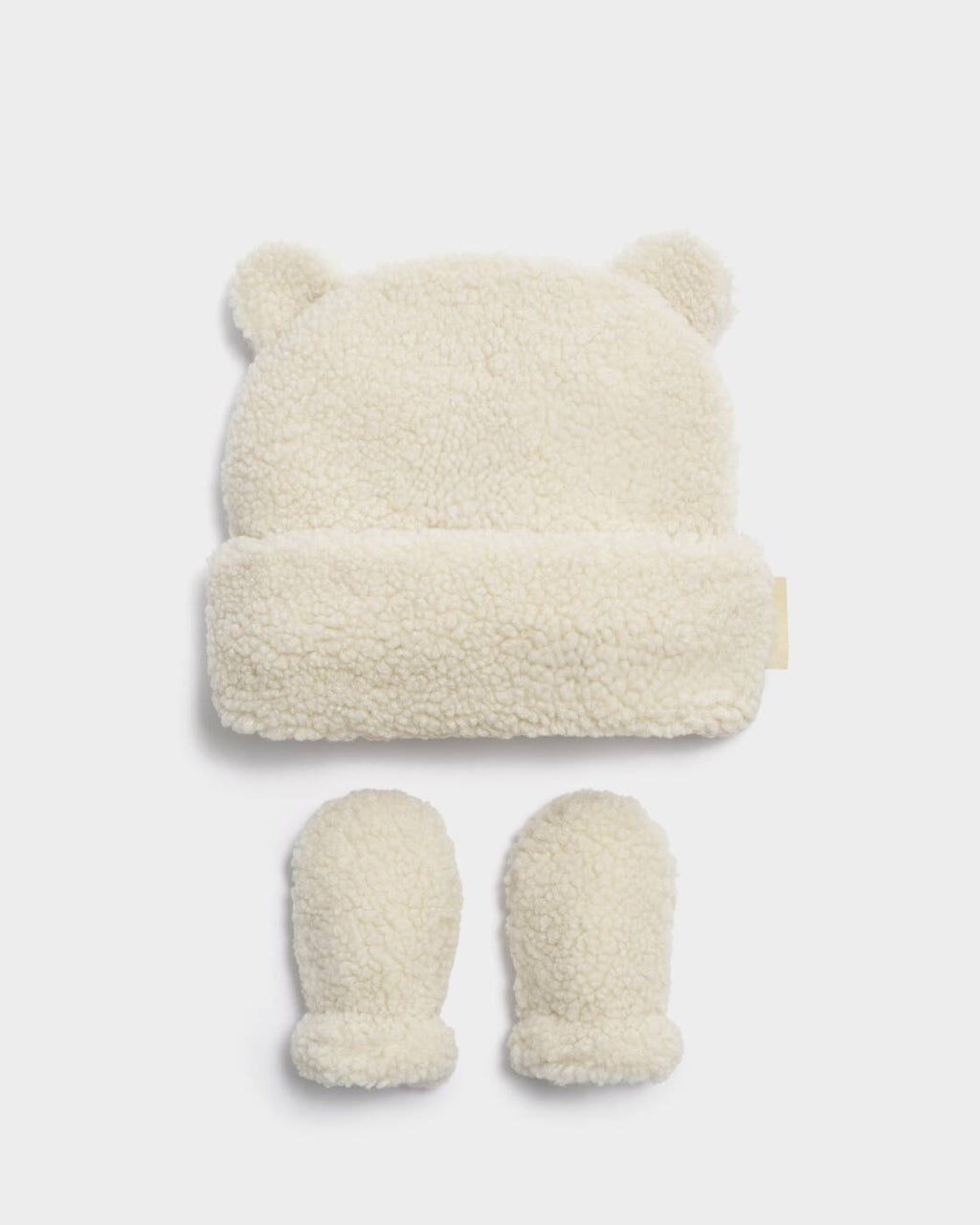 Katie Loxton Baby Borg Hat And Mittens Off White