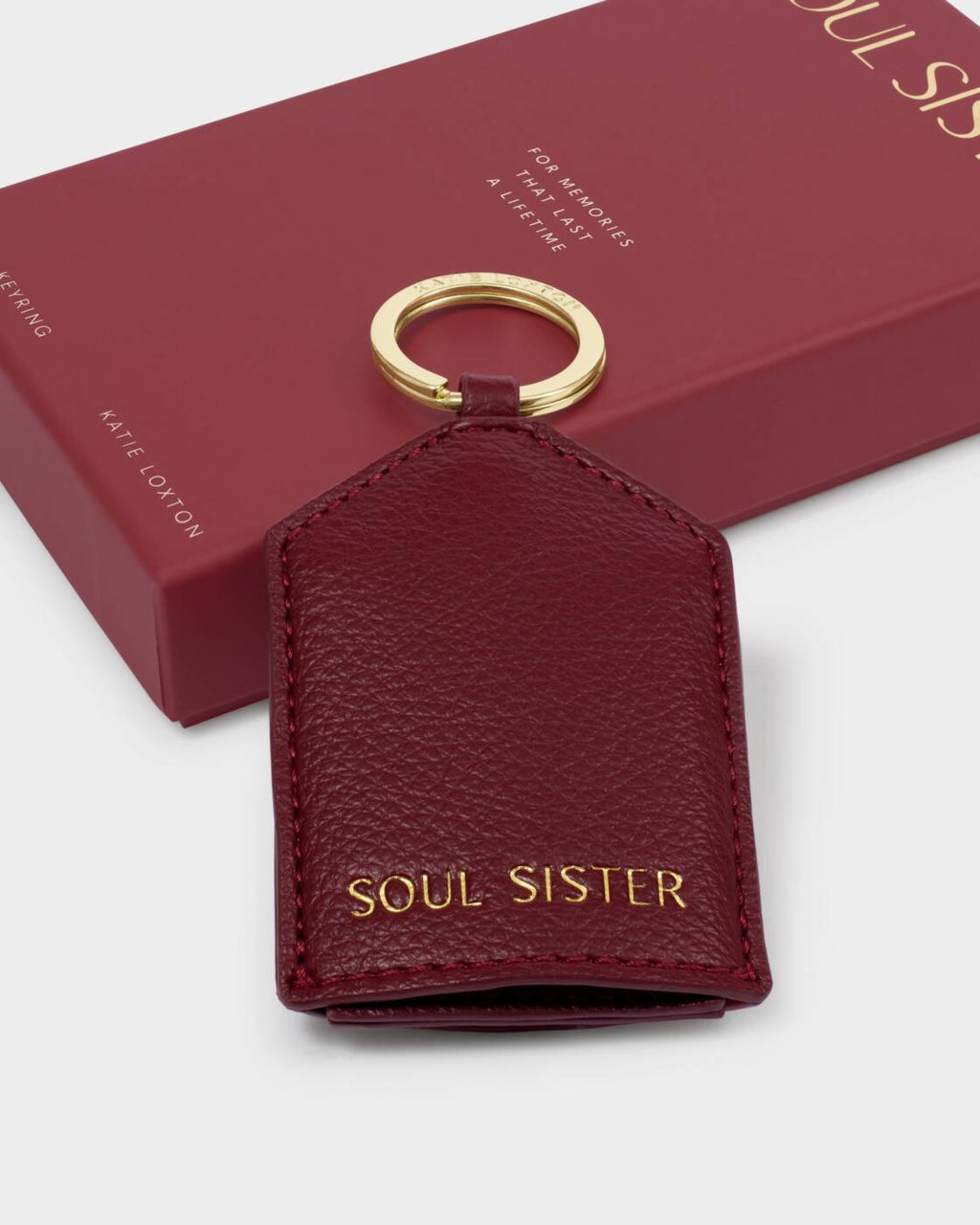 Katie Loxton Boxed Photo Keyring Cherry Soul Sister
