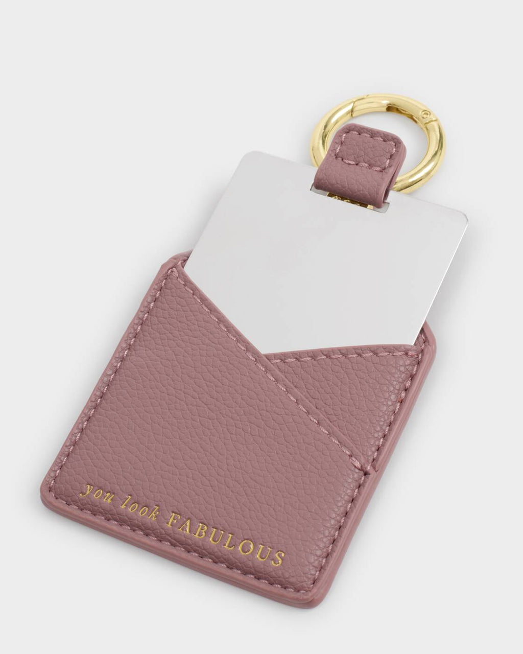 Katie Loxton Boxed Mirror Deep Rose You Look Fabulous