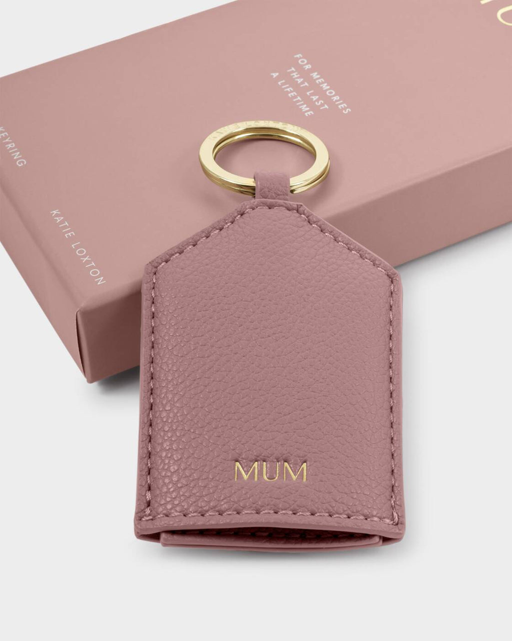 Katie Loxton Boxed Photo Keyring Deep Rose Mum