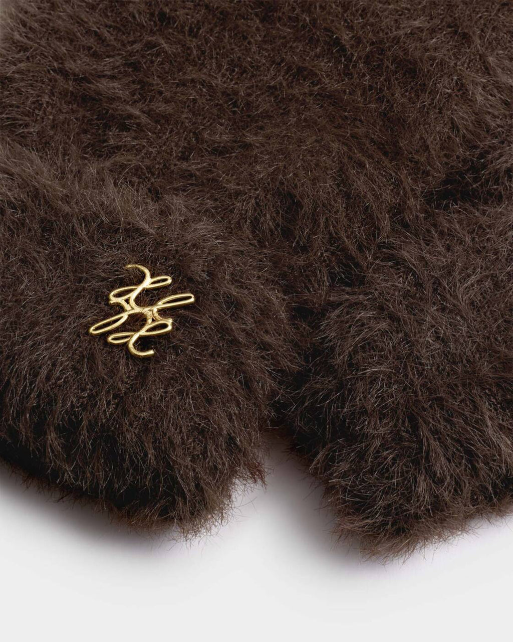 Katie Loxton Boxed Soft Knit Gloves Chocolate