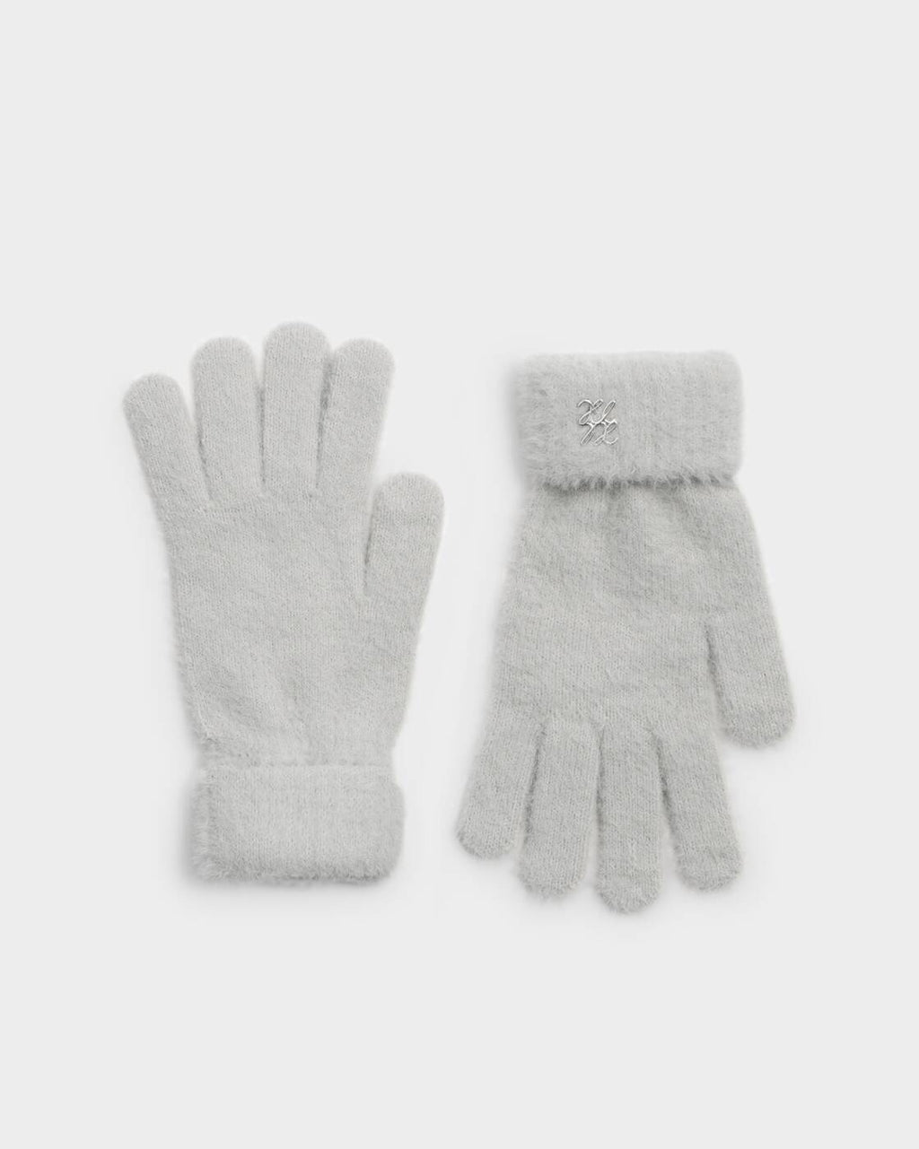 Katie Loxton Boxed Soft Knit Gloves Pale Grey