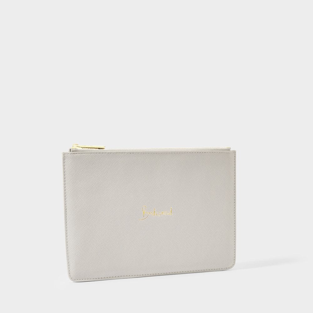 Katie Loxton Bridal Perfect Pouch Bridesmaid Dove Grey