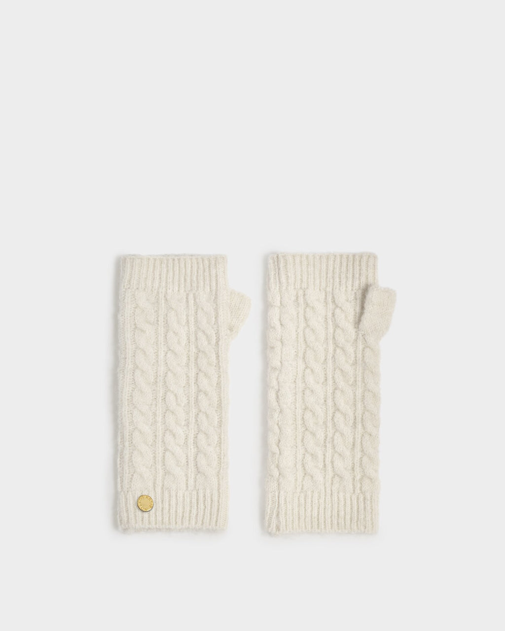 Katie Loxton Cable Knit Handwarmer Creme