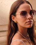 Katie Loxton Cali Sunglasses Gold Frame