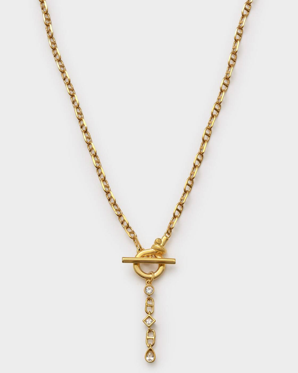 Katie Loxton Champagne Hour Necklace Gold Coated