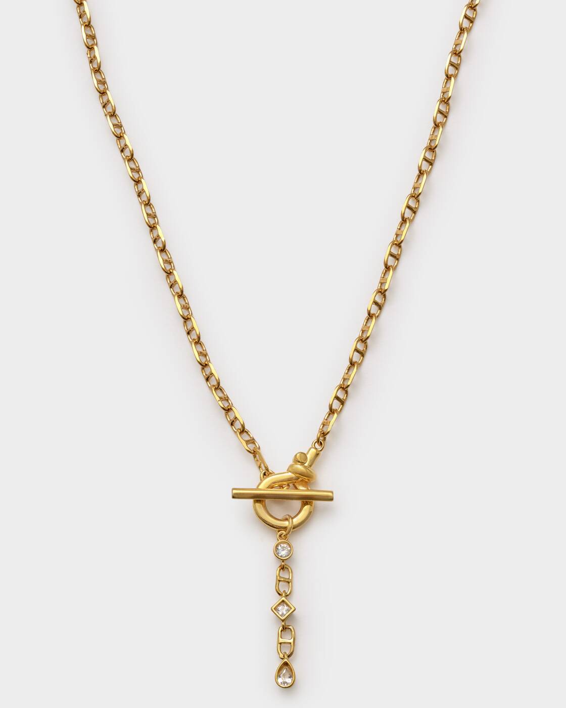 Katie Loxton Champagne Hour Necklace Gold Coated